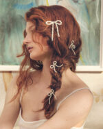 Pearl Bow Bun Pin