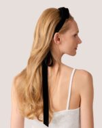 Velvet Bow Hair Comb
