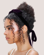 Velvet Bow Hair Comb - Image 7