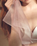 Hand Embroidered Heart Handkerchief