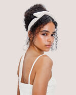 Velvet Bow Hair Comb - Image 3
