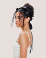 Satin Bow Hair Comb