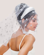 Embroidered Star Veil